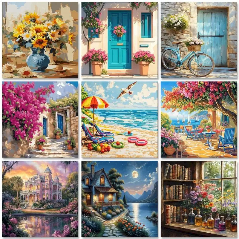 Фото Картины по номерам на холсте SDOYUNO, 40*50 №1