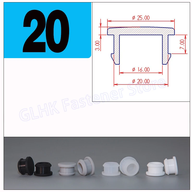 

Силиконовые заглушки 12,5-30 мм серые