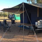 2 шт., телескопические алюминиевые палки для кемпинга, походов