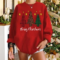 women christmas tree warm autumn long sleeve jumper tops female letter print pullovers hipster merry christmas casual sweatshirt