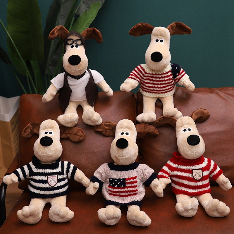 

16 New Styles Hot Movie Figure Plush Toys Wallace & Gromit: A Grand Day Out Stuffed Doll High Quality Birthday Gift for Children