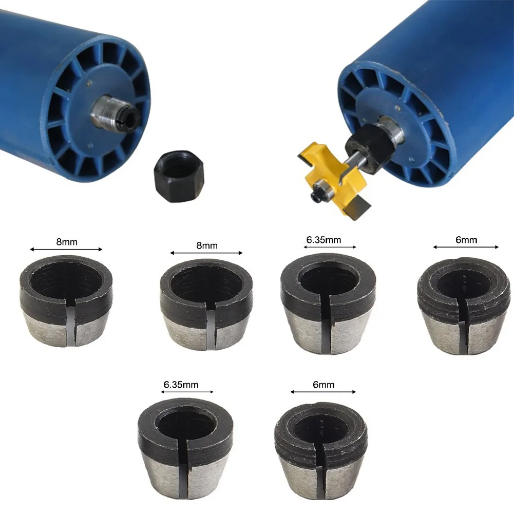 2/6 шт. 6 мм 35 8 втулка вала фреза деревообрабатывающая для дерева бит торцевая