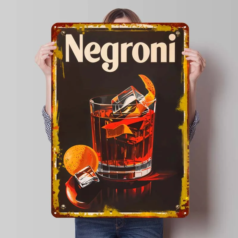 Винтажный винный Negr винтажный металлический постер металлические жестяные