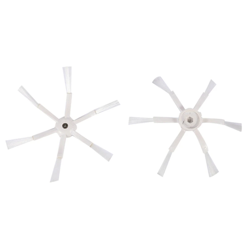 White 6 Arms Side Brush For Xiaomi 1S MI Robot Vacuum 2 Roborock S50 S51 S5 Cleaner Parts Accessories