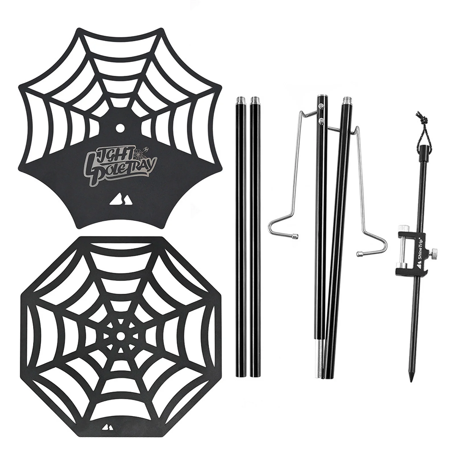 

Lantern Stand For CampingOutdoor Aluminum Alloy Folding Light Stand Lightweight Aluminum Alloy Light Hanger Collapsible Lantern