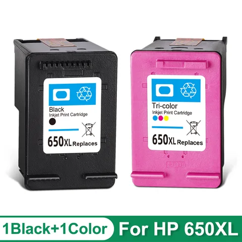 Восстановленный для HP 650 Картридж для струйного принтера для HP DeskJet Ink Advantage 1515, 1015 для hp 650 черный картридж