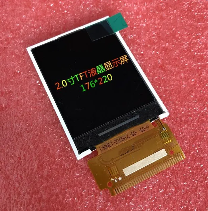 2 0-дюймовый 34-контактный TFT ЖК-экран ILI9222 Drive IC 16-битный интерфейс MCU 176 (RGB) * 220 |
