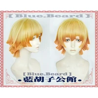 bluebeard brand zenitsu agatsuma demon slayer kimetsu no yaiba authentic cosplay wig heat resistant hair fiber