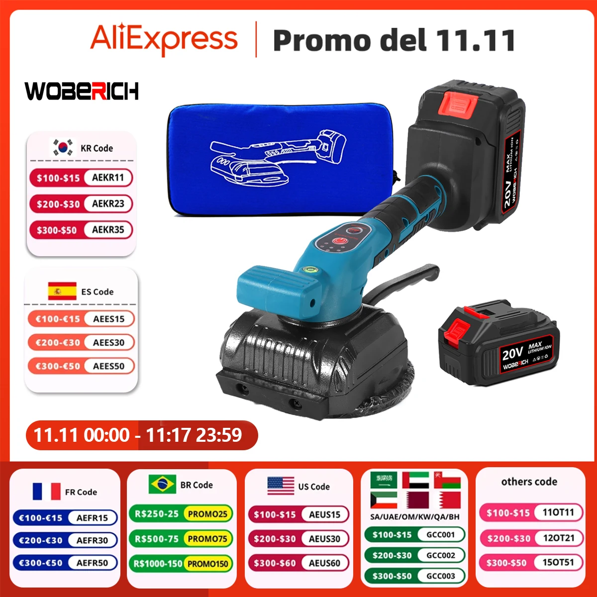 

21V Tile Tiling Machine Electric Wall Floor Tiles Laying Vibrating Tool Enlarged Suction Cup Home Decoration Tile Paving Device