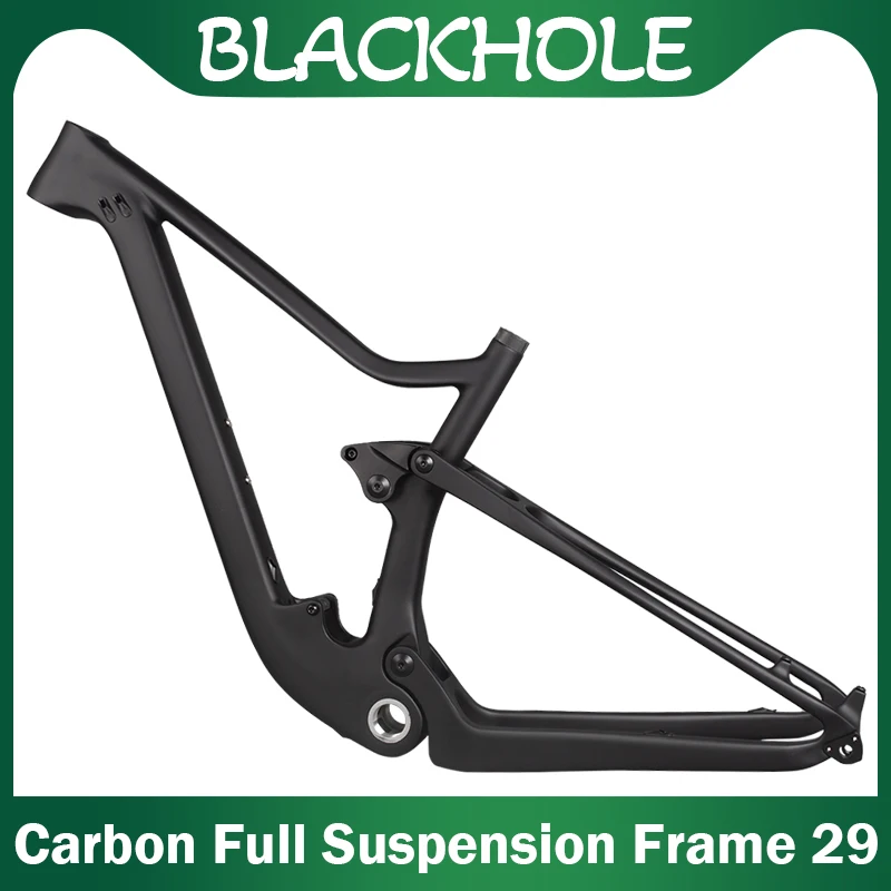 Карбоновая рама MTB с полной подвеской 100 мм 29 дюймов 148*12 из углеродного волокна