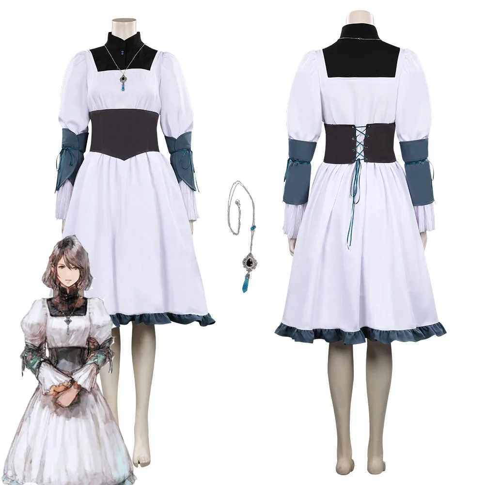 

Платье для косплея молодых Джилл Уоррик FF16, аниме-игра, финальная фантазия, XVI костюм, Маскировка для взрослых женщин, фэнтези, Хэллоуин, женская одежда