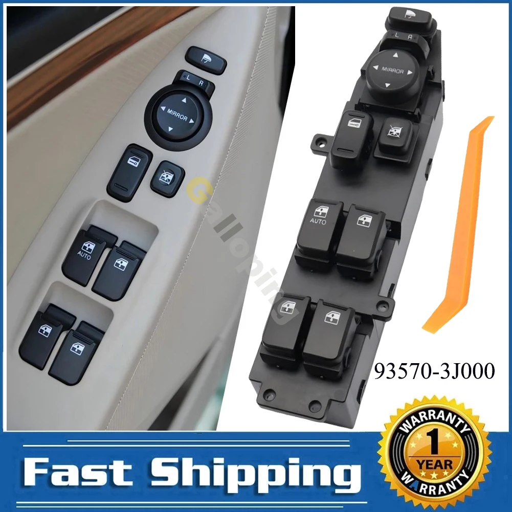 

Для 2007-2012 Hyundai Veracruz со стороны водителя, электрический главный подъемник, кнопка управления окном, автомобильные аксессуары 93570-3J000