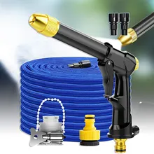 High Quality Flexible Expandable Garden Hose High Pressure Nozzle Spraye Washer Gun Car Wash Hose Expandable Garden Water Hose