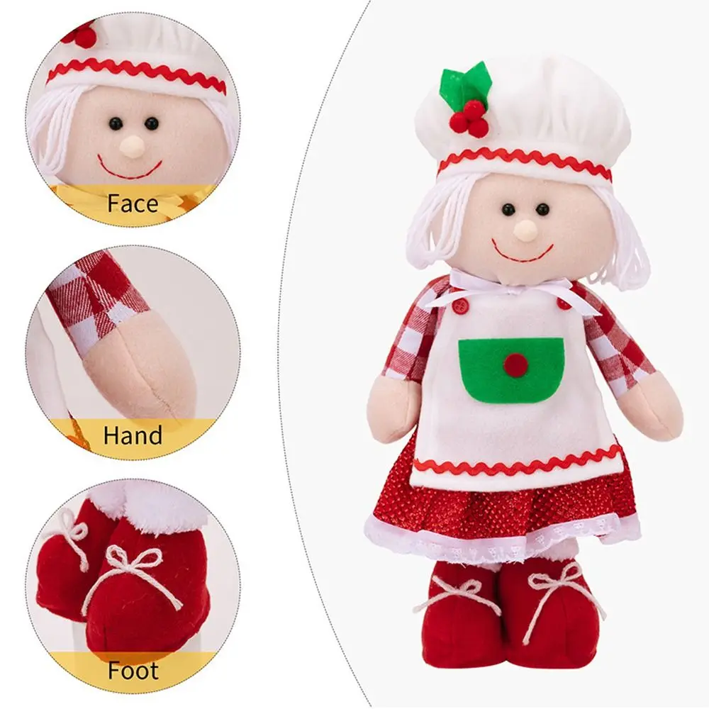 Милые рождественские телескопические куклы украшения стоящий мультяшный