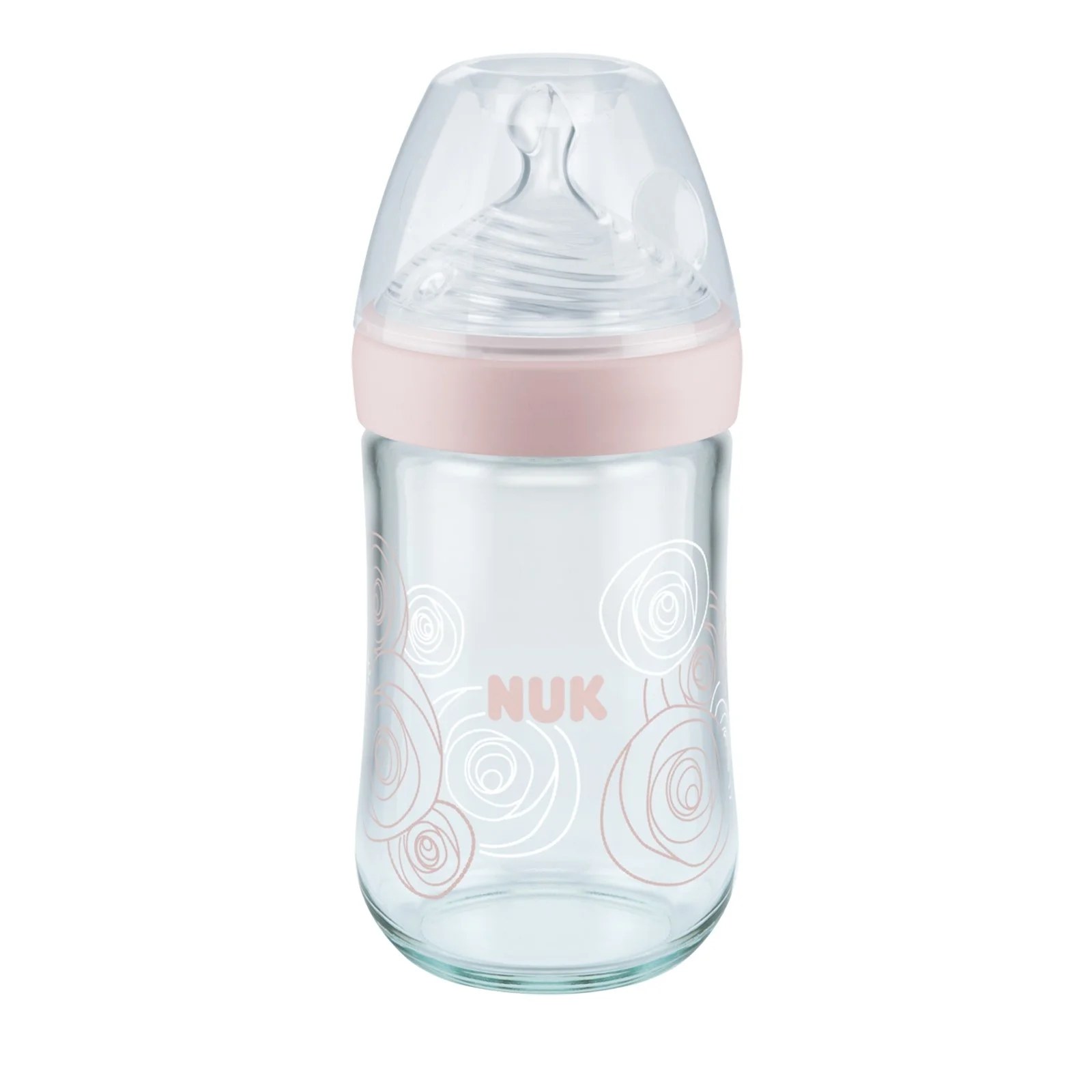 

ebebek Nuk Glass Baby Bottle Natural Sense 0-6 M 240 Ml Size M