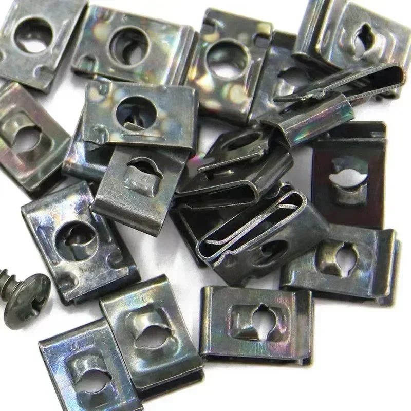 100 комплектов смешанный набор крепежных элементов зажим с винтом автомобильные