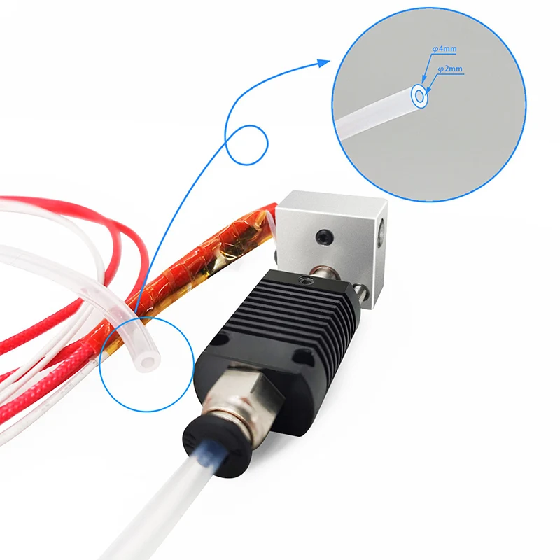 

1Pcs Metal Hotend Extrusion Head Kit 1.75mm 24V Metal Hotend Extrusion Head Kit for Anet ET4 3D Printer Accessories