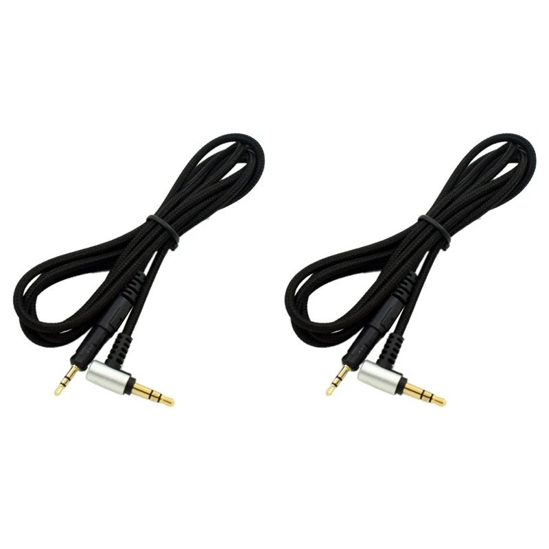 

2X Replacement Audio Cable For Audio-Technica ATH-M50X M40X Headphones Fits Many Headphones