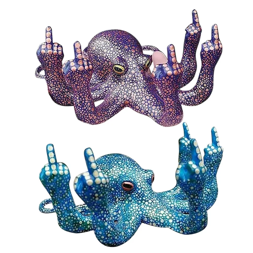 

Скульптура-осьминог, полимерная статуя-осьминог, наружная садовая Ландшафтная Статуэтка-осьминог, крафтовое украшение