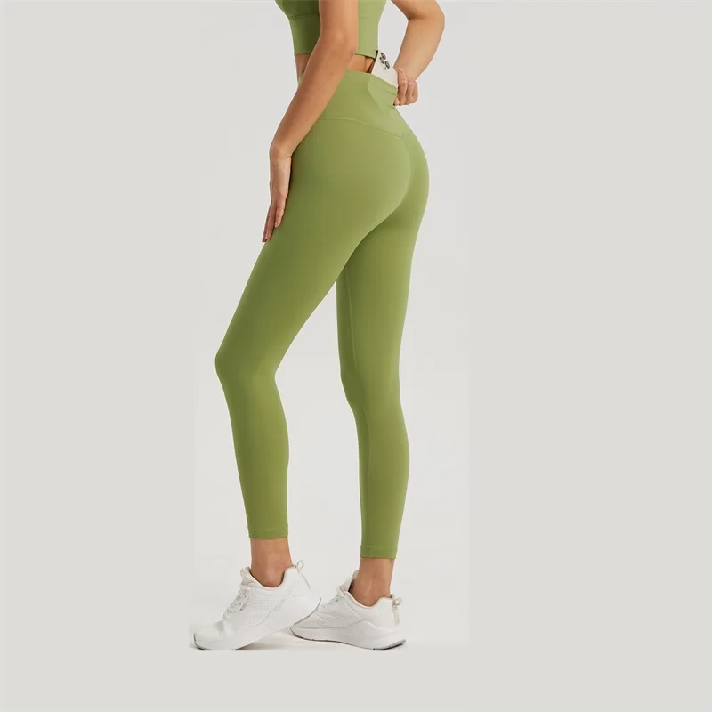 

Women Gym Leggins High Waist Yoga Pants Fitness Workout Tights Push Up Scrunch Seamless Leggings Back Waistband Pockets Clothing