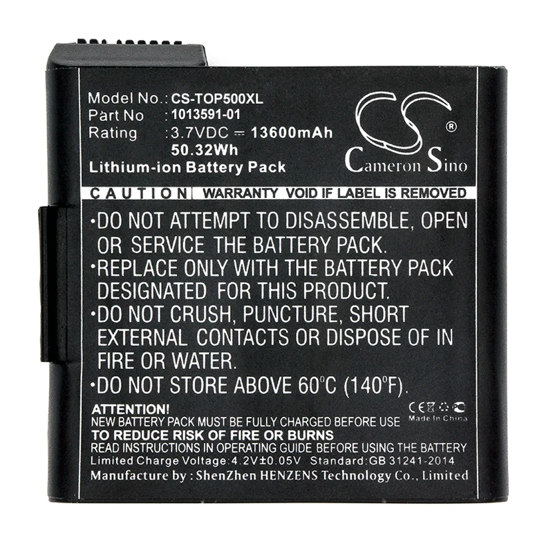 

Cameron Sino 13600mAh Battery For Carlson RT3 Sokkia SHC-5000 Topcon FC-5000 1013591-01