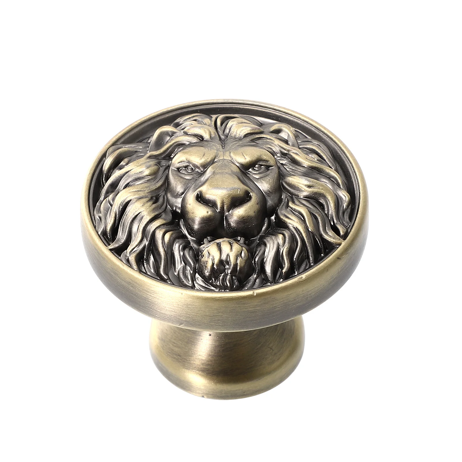 

Knobs Drawer Knob Door Cabinet Head Handles Handle Farmhouse Furniture Vintage Round Decorative Wardrobe Alloy Zinc Dresser