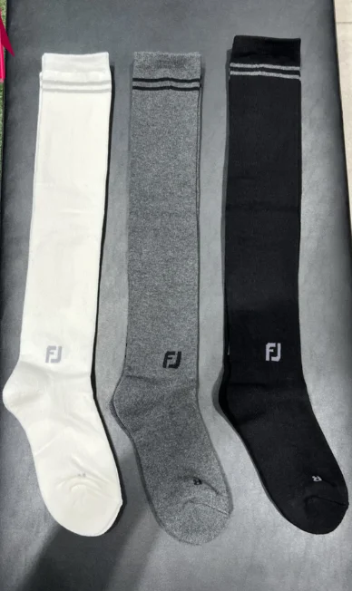 New golf stockings ladies autumn and winter thick knee combed cotton socks outdoor sports socks