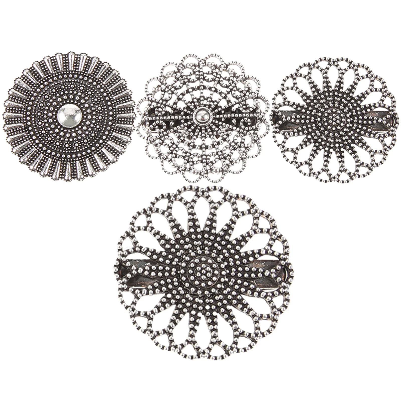 

4 pcs Decorative Brooches Pin Vintage Brooch Women Lapel Pin Clothes Brooch Pin