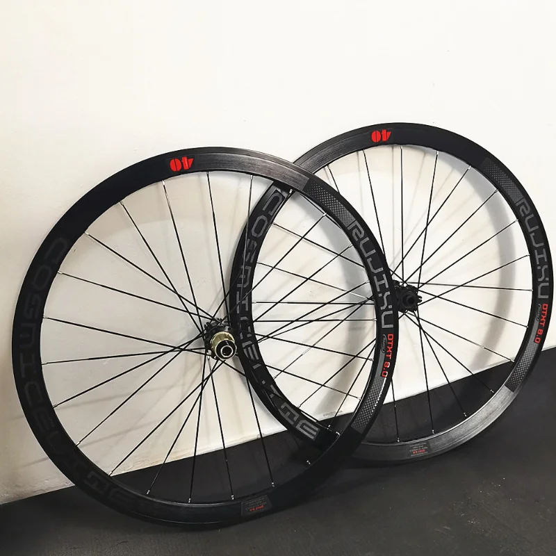 

Ultralight Road Bike Wheel 700C Center Carbon Fiber Bearing Disc Brake 40mm Aluminum Alloy 142x12 135x9MM Wheel Set WRXYH