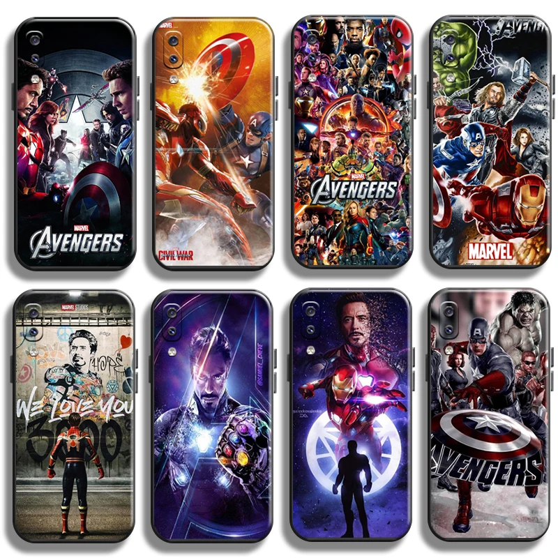 

Cover Marvel Avengers For Samsung Galaxy A20 A20S Phone Case Funda Carcasa Black Back Coque Shell Shockproof TPU