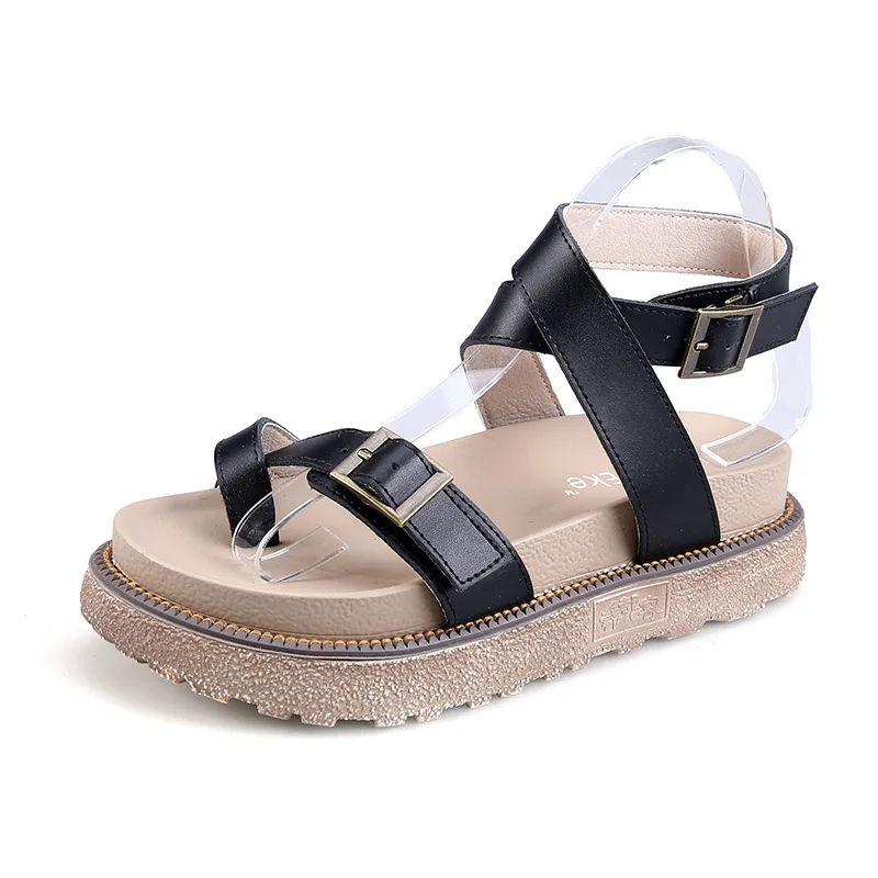Women Shoes Summer Sandals Open Toe Sandals Ladies Comfy Sandals Woman Retro Casual Wedge Shoes Lightweight Chaussure Femme