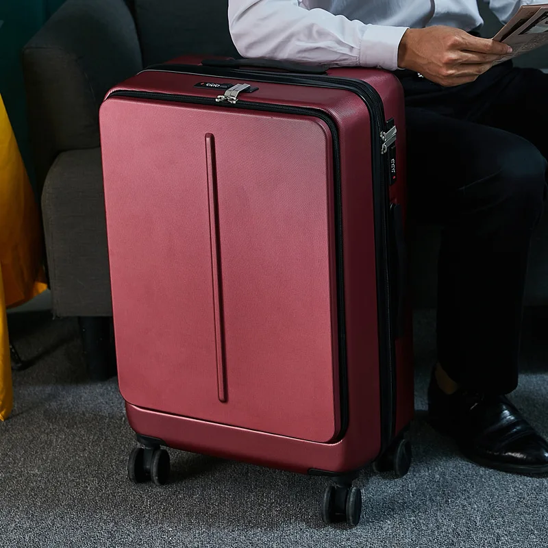 

20"24"inch NEW Rolling Luggage with Laptop Bag Business Travel Suitcase Case Men Universal Wheel Trolley S12960-S12974
