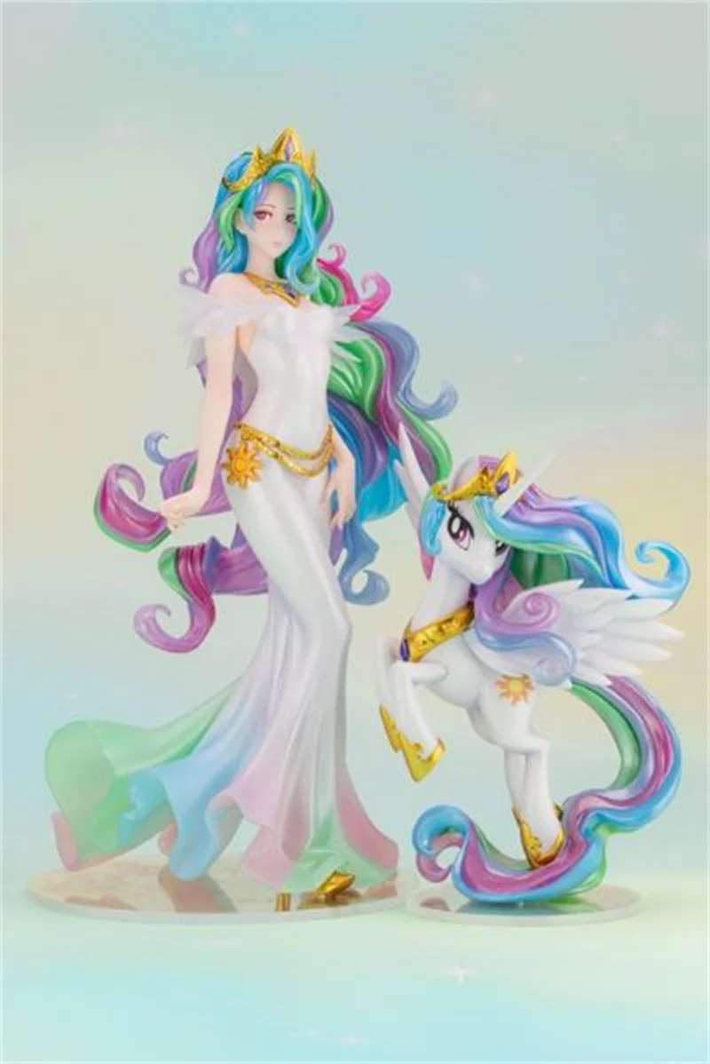 

Original Anime My Little Pony Bishoujo Series 1/7 Princess Celestia Figure Collectible Model Ornaments Dolls Toys Gifts for Kids
