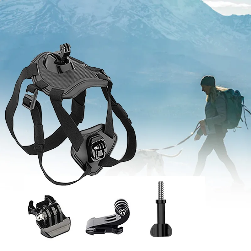 Мягкое регулируемое крепление для собак и кошек, подходит для Gopro ...