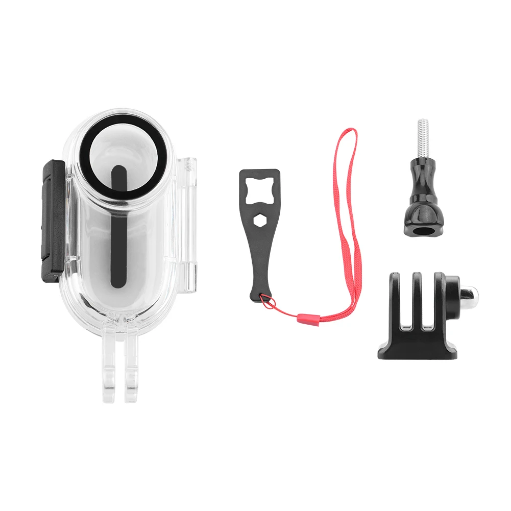 

Угловой Кронштейн стабилизатор аксессуары водонепроницаемый чехол 30 м для Insta360 GO2 Дайвинг фоторамка