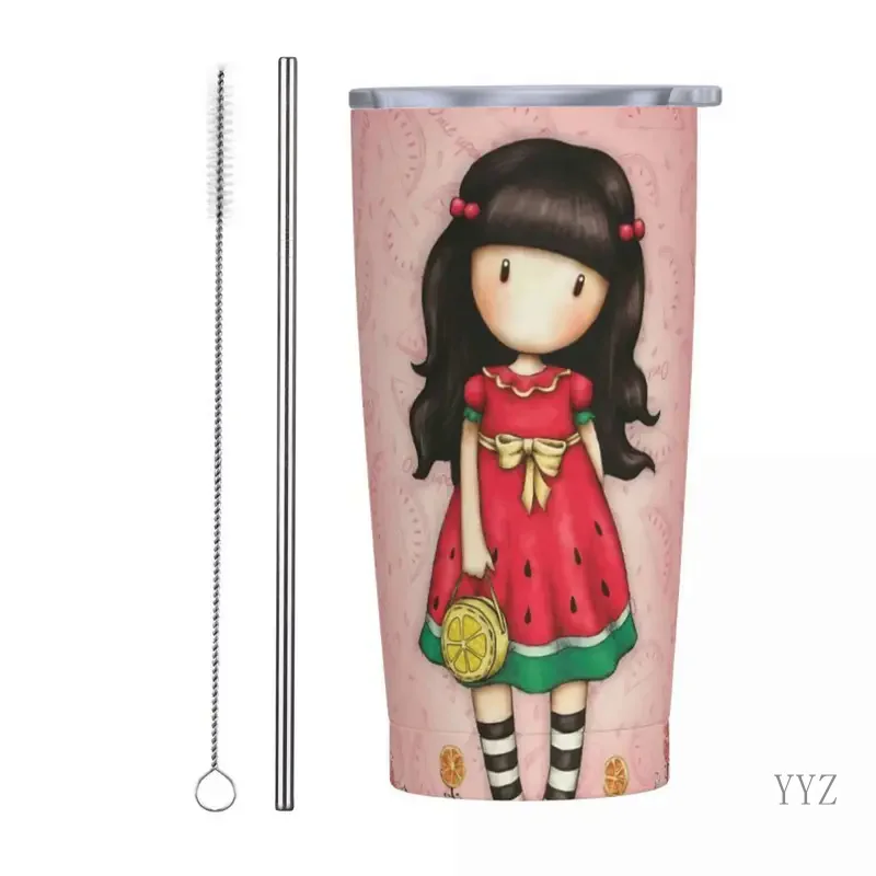 Стеклянная Термокружка для арбуза с вакуумной изоляцией 20 унций