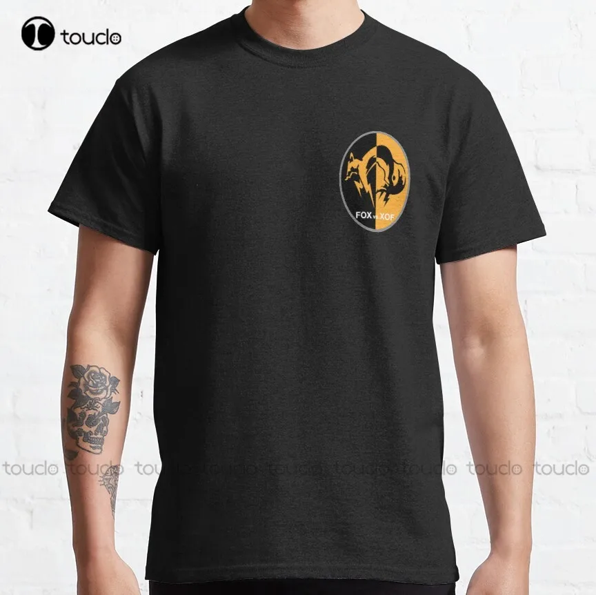 

Классическая мужская футболка Cv Mgs - Fox с логотипом, индивидуальные мужские футболки Aldult для подростков, унисекс футболки с цифровой печатью,...