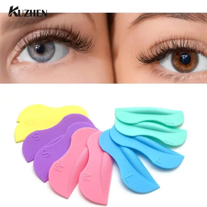 

5 пар/набор, силиконовые бигуди для наращивания ресниц