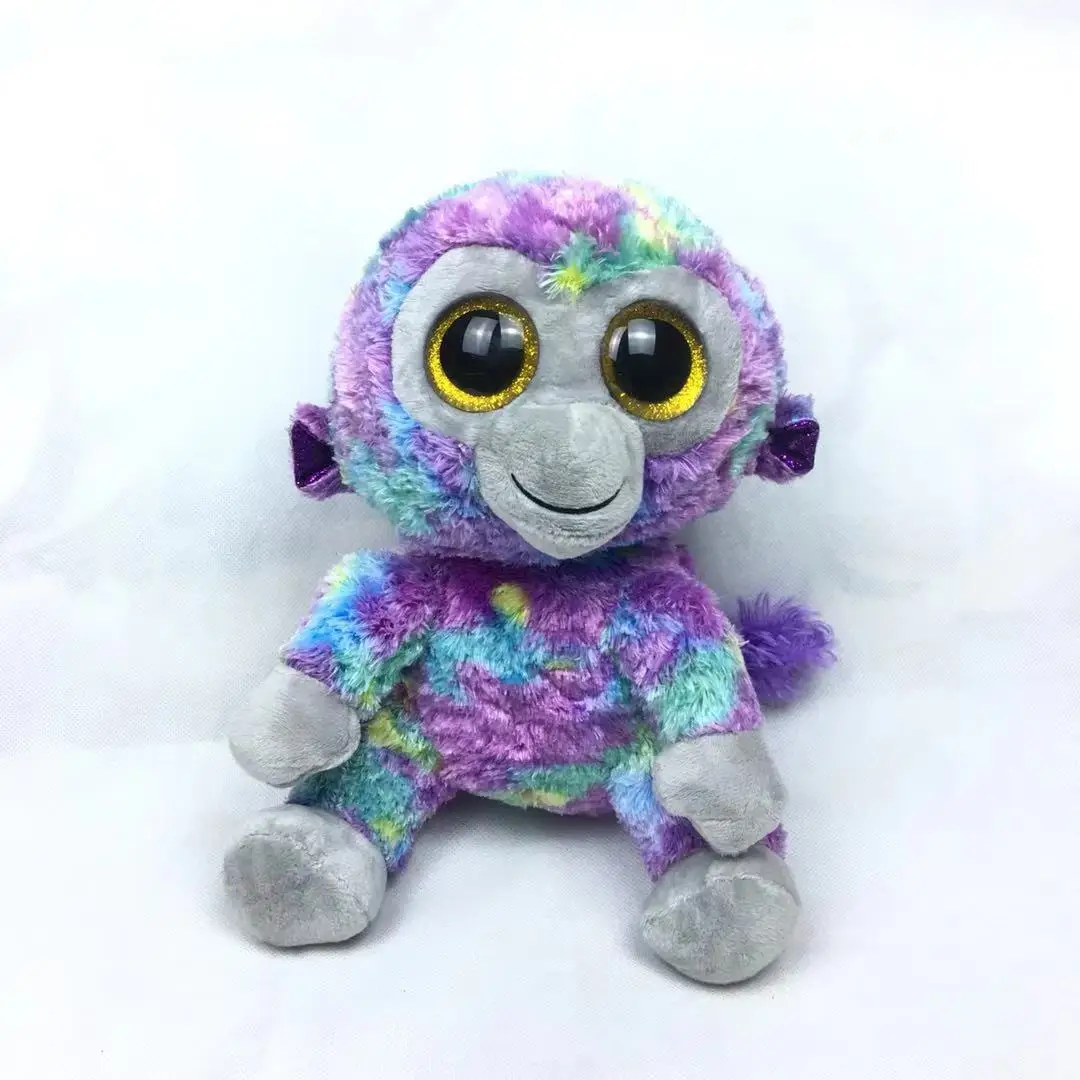 

Big Eyes Stuffed Animals Monkey Owl Dog Medium 9inchs