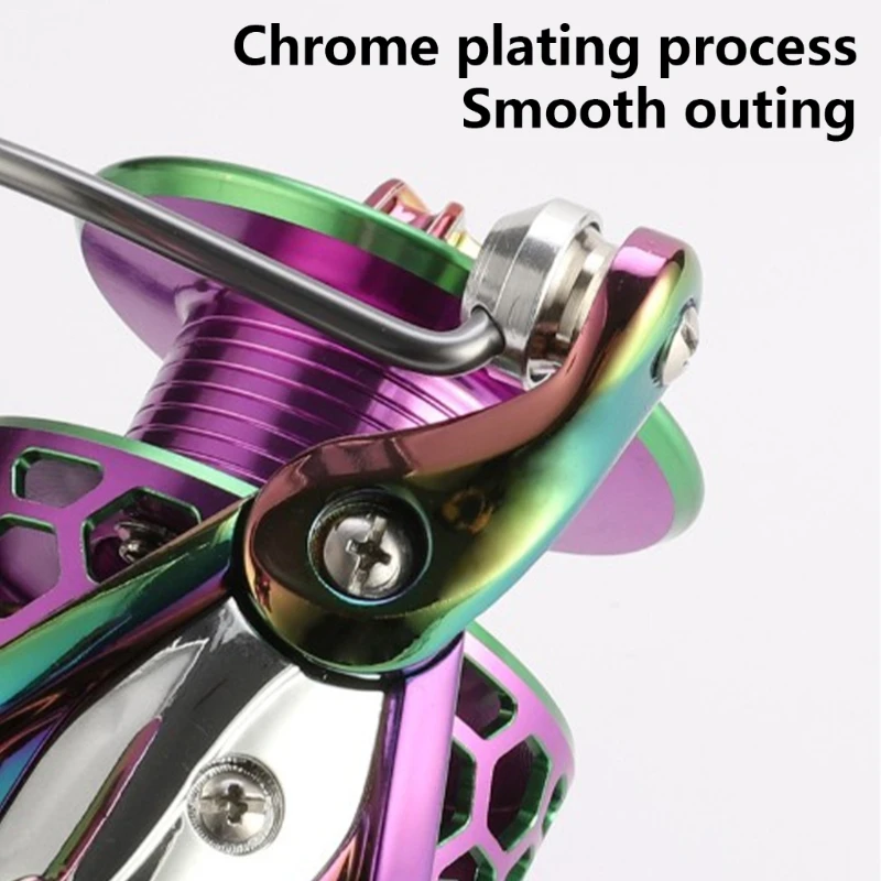 Вращающиеся рыболовные катушки 5 0:1 4 7:1 Высокоскоростные металлические Катушки