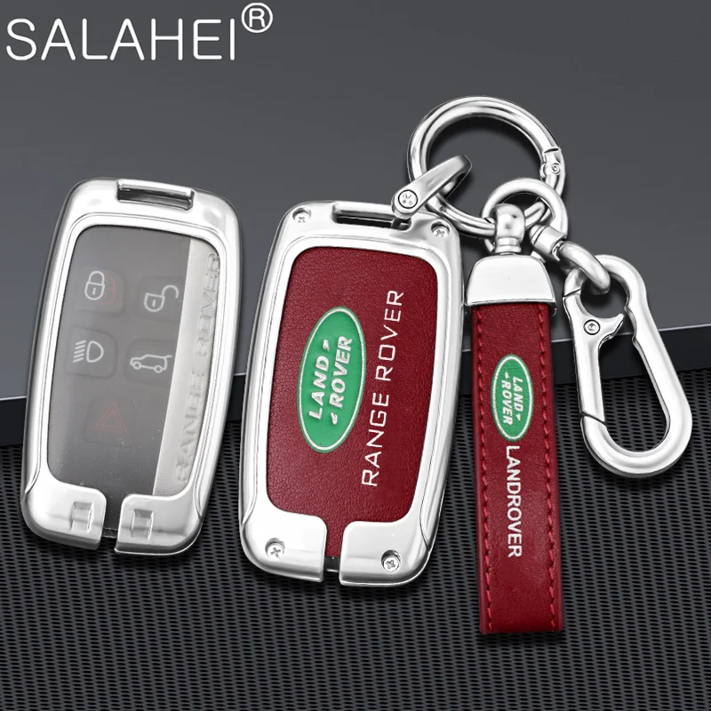 

Car Key Fob Case Cover Holder Shell For Land Rover Range Rover Sport Evoque Freelander 2 Velar Discovery 4 Keychain Accessories
