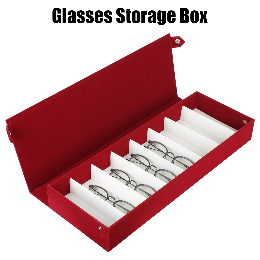 

Футляр для хранения очков с 8 отделениями