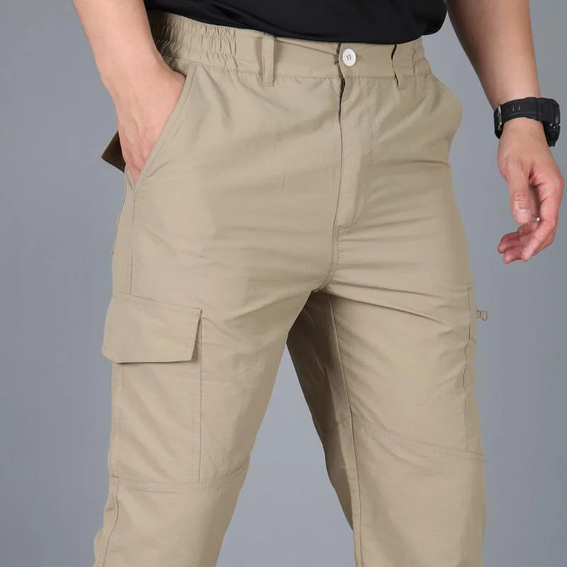 

Summer Qucik Dry Outdoor Sports Fishing Pants Men's Breathable Waterproof Trousers Hiking Hunting Autumn Fishing Clothing Pants