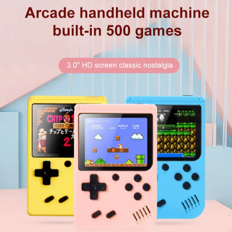 Портативный Игровой Автомат В Стиле Ретро С 3 0-дюймовым Экраном Приятный Для Глаз