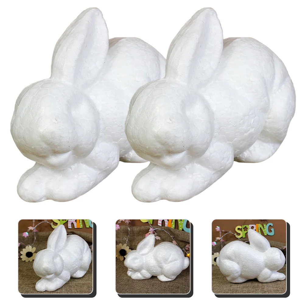 

Rabbit Craft Modeling Bunny Styrofoamdiy Ornament Ornaments Model Rabbits Eggs