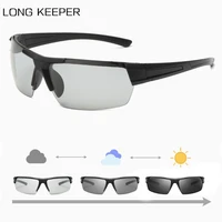 brand designer polarized photochromic sunglasses men driving chameleon glasses male driving change color sun glasses