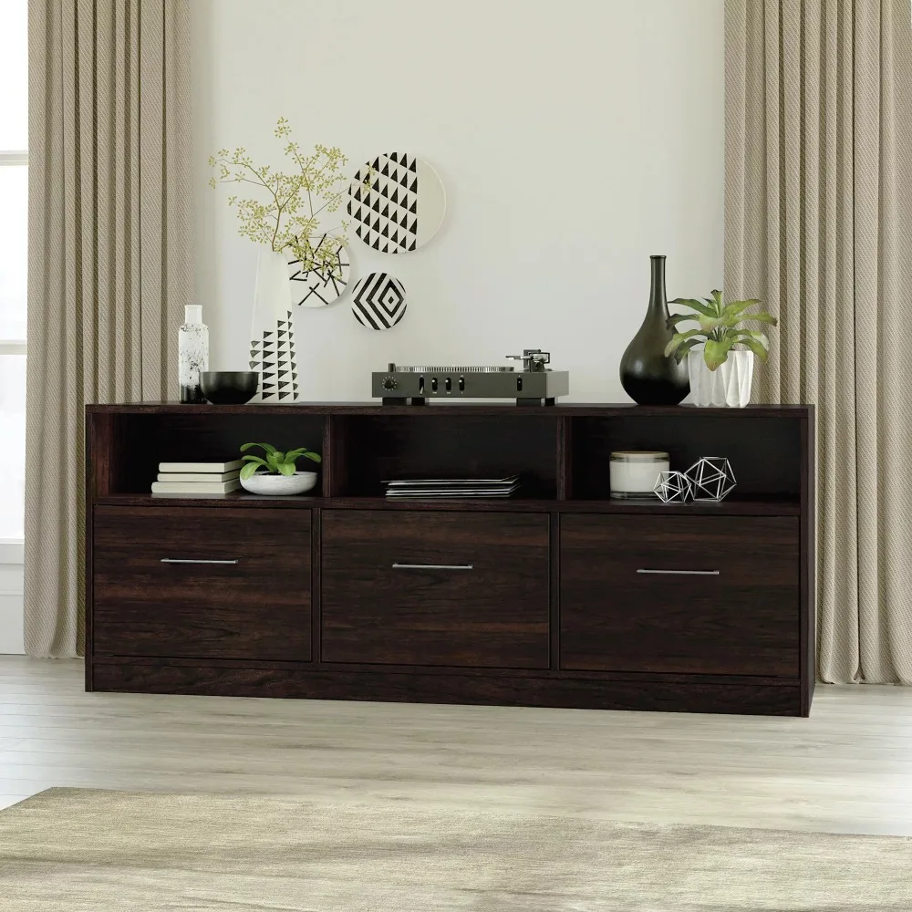 

Beginnings TV Stand for TVs Up to 60“ Cabinet in the Living Room Furniture for Tv Wall Mount Cinnamon Cherry Finish Formovie X5