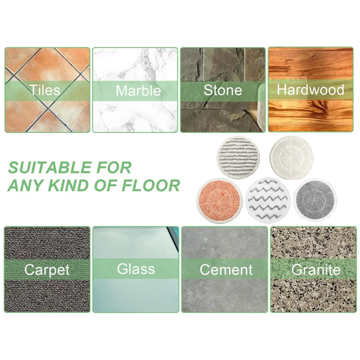 10 шт. подушечки для швабры S7000 S7001TGT S7005 S7020 серии сменная подушечка паровой твердых