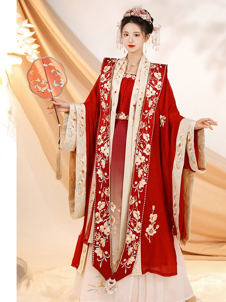 Queen Costume Modern Hanfu Women Chinese Traditional Dress Kimonos Mujer Ancient Tang Dynasty Set Hanbok Cosplay Retro Noble