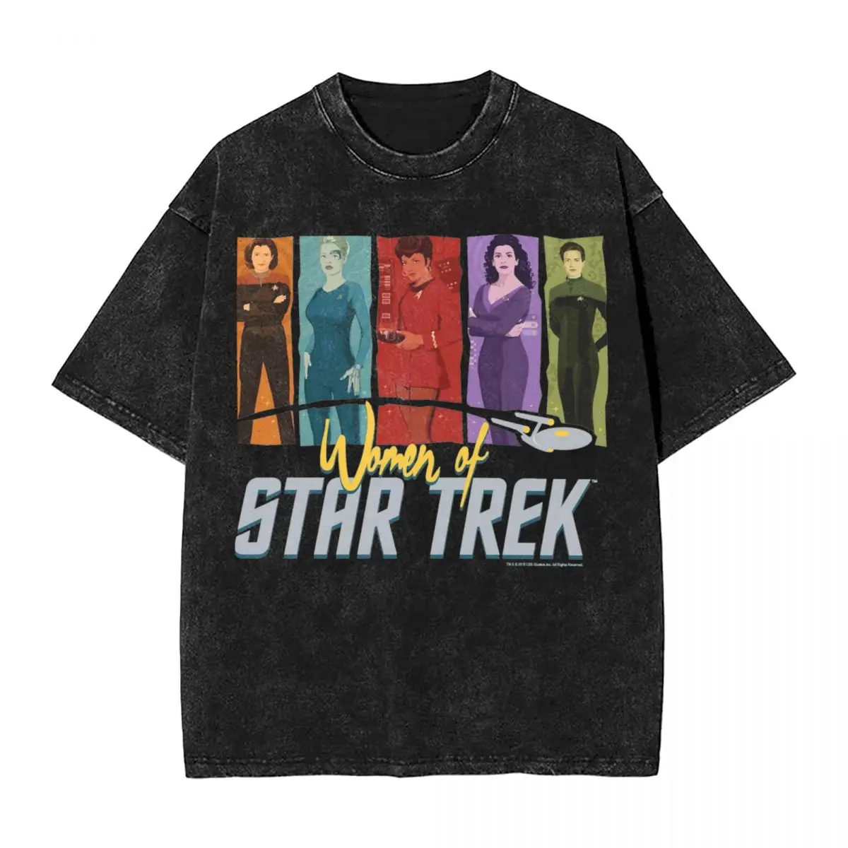 Цветная промытая футболка со звездами уличная одежда Винтажная в стиле хип-хоп